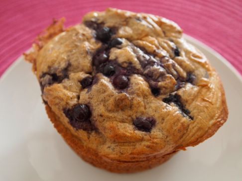 SarahFit High Protein Blueberry Muffins