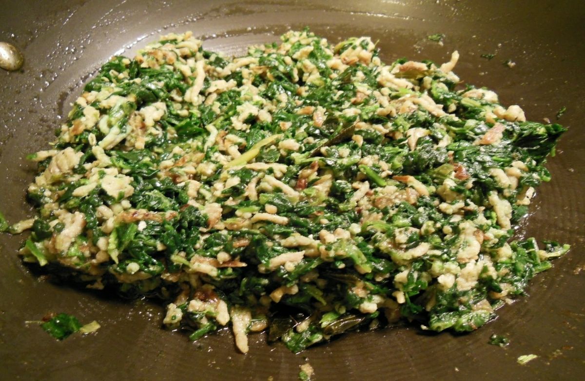 Masala Pork with Spinach