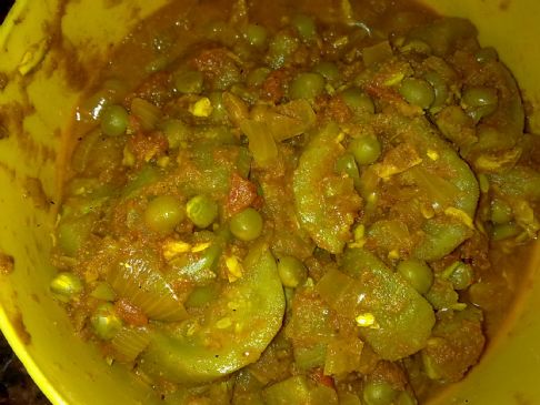 Lauki aur Matar curry