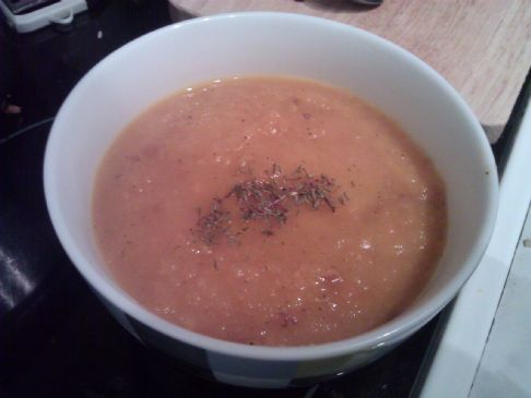 Carrot, Apple and Ginger Soup