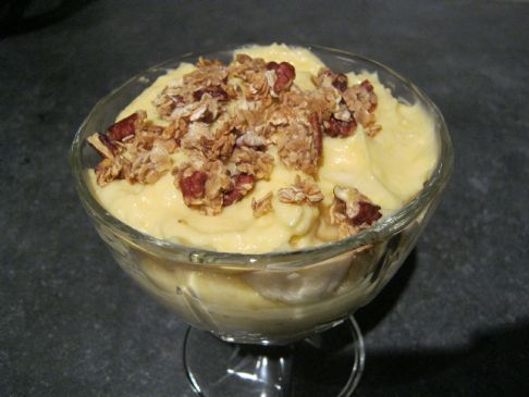 Banana protein pudding