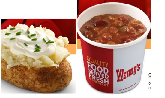 Wendy's Chili Stuffed Potato