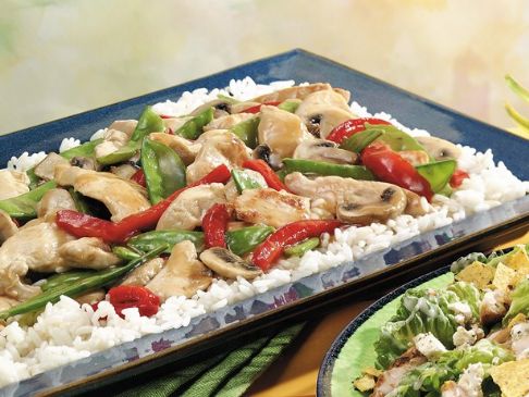 Vegetable-Chicken Stir-Fry