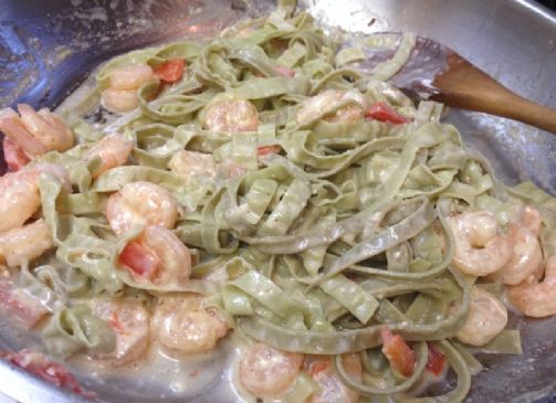 Low Carb Shrimp Fettuccine