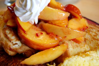 Broiled Cinnamon Peaches