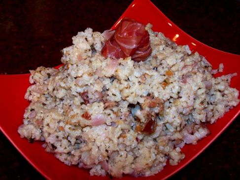 Risotto Mouselin (Rice and Prosciutto Dish), 320 g serving