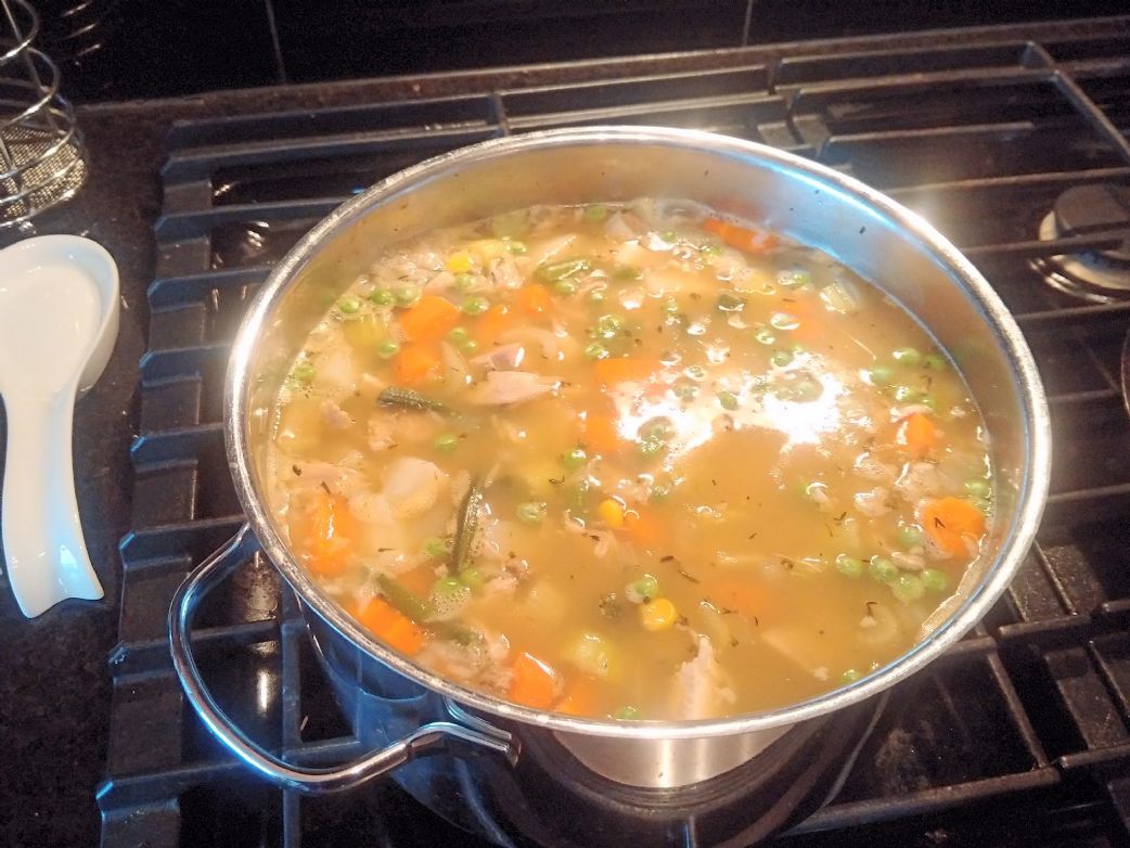 Homemade Bone Broth Chicken Soup