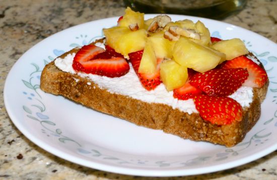 Pineapple Breakfast Sandwhich