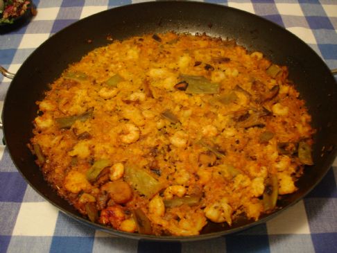 cauliflower based paleo / primal paella