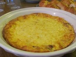 Crustless Corn and Bacon Pie