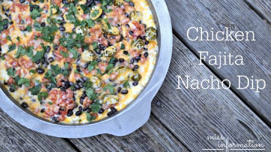 chicken fajita deliciousness dip