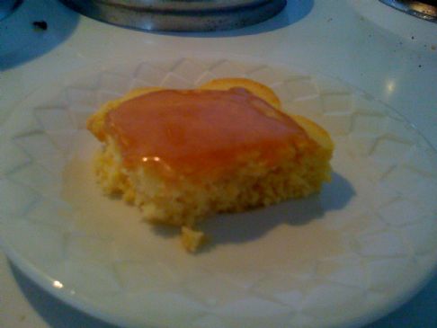Diet Mountain Dew Yellow Cake w/Almond Frosting