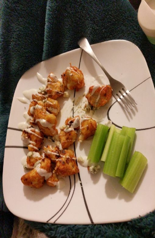 Baked Buffalo Cauliflower Bites