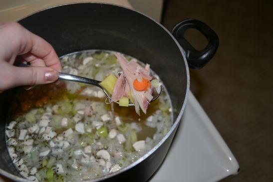 Smoked Chicken Soup
