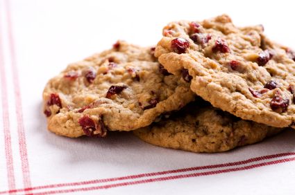 Cranberry-Almond Oatmeal Cookies