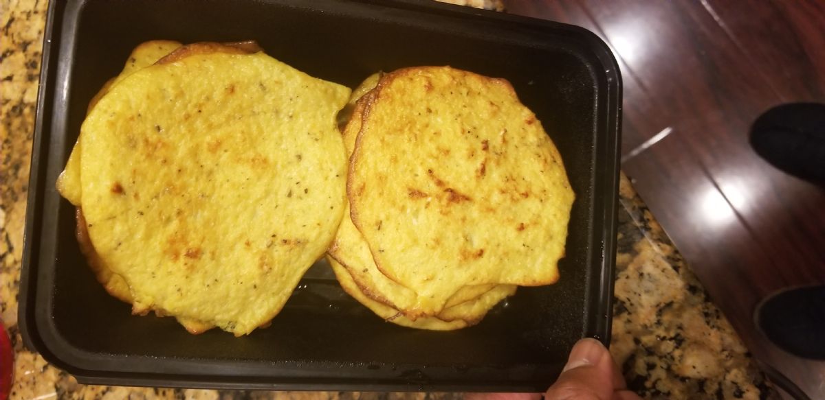 Linton's Delicious Keto Cauliflower Tortillas (1.8 Net Carbs and under 50 calories per slice!)