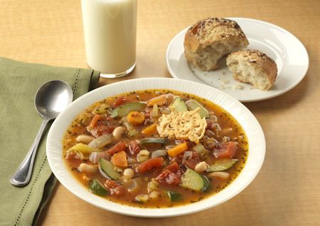 Slow Cooker Minestrone Soup (Not Vegetarian)