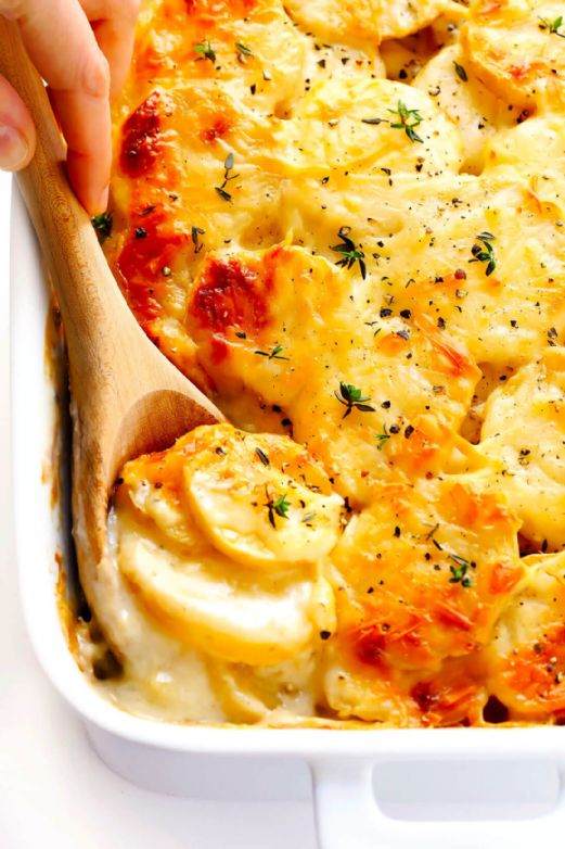 Air Fryer Scalloped Potatoes