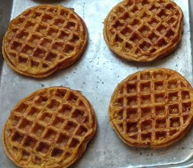 Pumpkin Spice Waffle