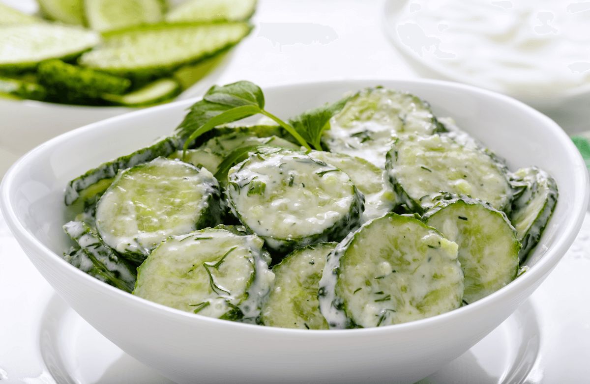 Fresh Tzatziki Cucumber Dill Sauce/Salad