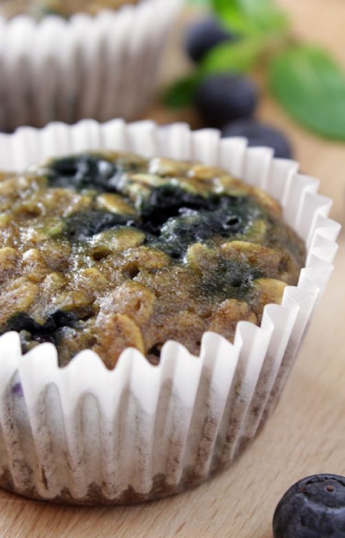 100-Calorie Blueberry Muffins