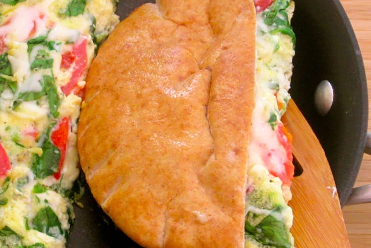 Pita Pocket Breakfast Sandwich
