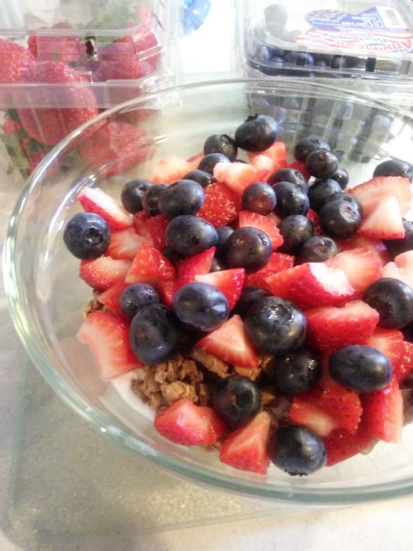 Cottage Cheese Fruit Bowl