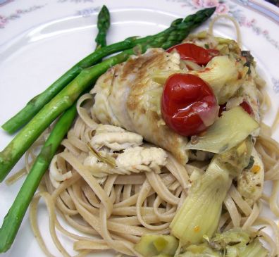 Dover Sole in Lemon Herbal Butter Sauce