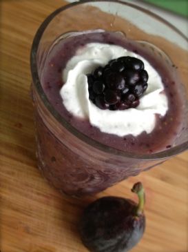 Banana Berry Fig Smoothie