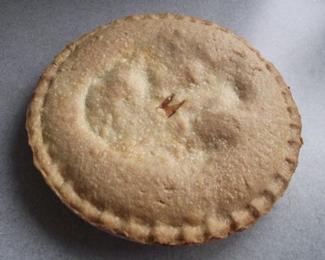 Steak and Mushroom Pie (1 serving = 1/8 pie)