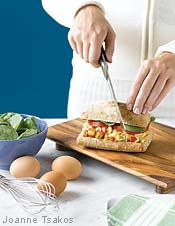 Potato and Egg Italiano Sandwich (From Clean Eating)