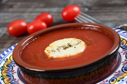 Cheesy Pizza Dip (with Goat Cheese and Basil)