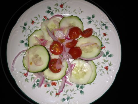 Tangy Cucumber and Onion Salad