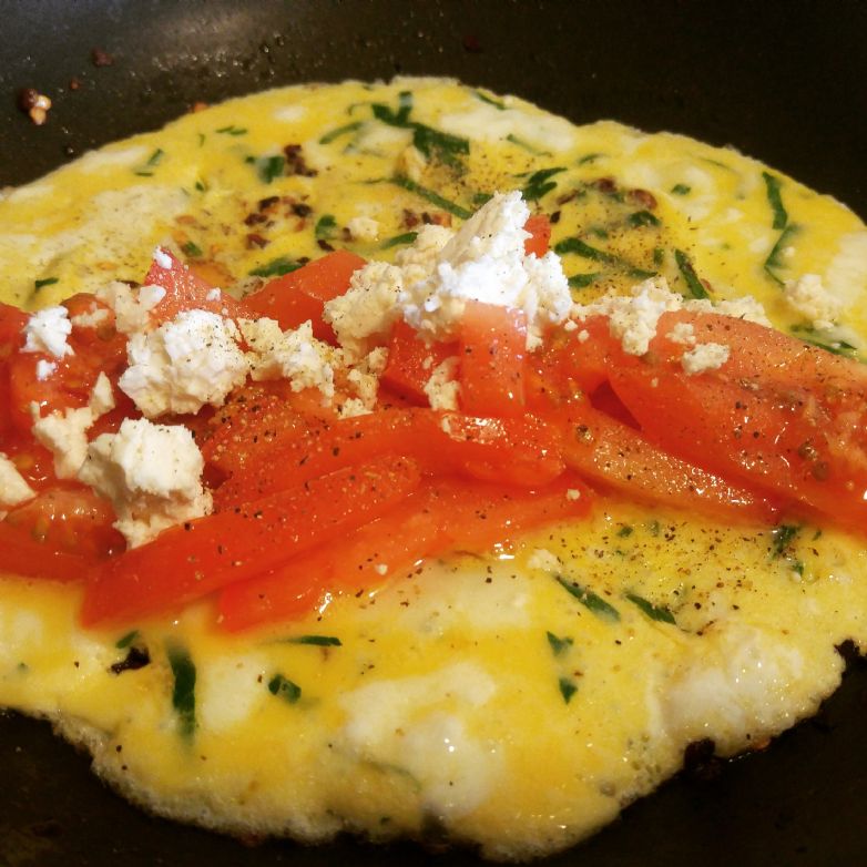Mediterranean-inspired Parsley Omelette