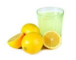Lemonade made with lemon juice