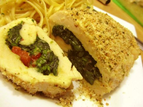 Spinach and Tomato Stuffed Chicken