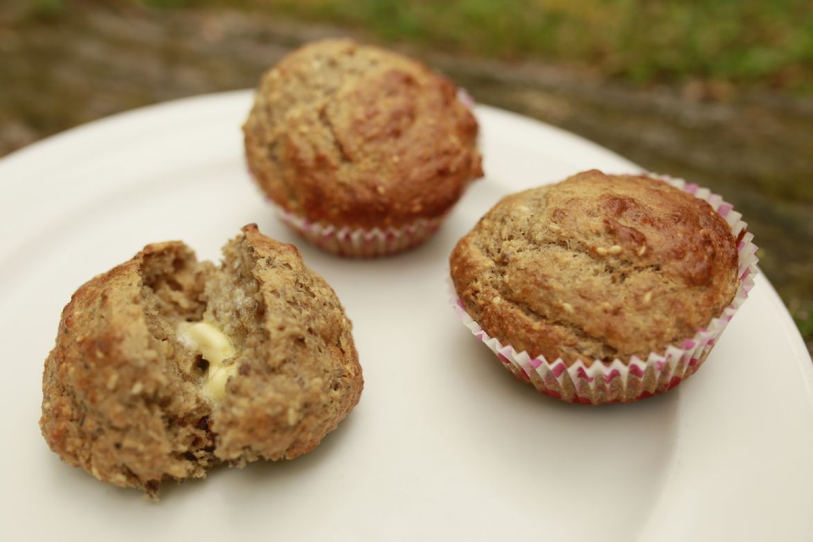 GF/DF - Banana coconut power up muffins