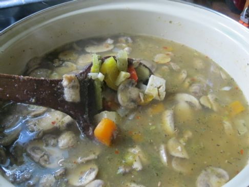 Asian Inspired Mushroom Vegetable Soup