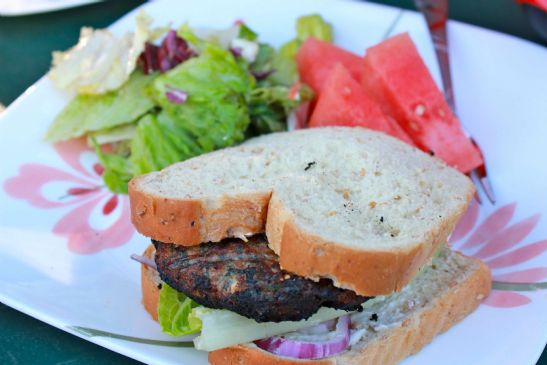 Spinach and Feta Turkey Burgers