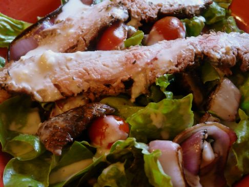 Grilled Steak Salad with Blue Cheese Dressing