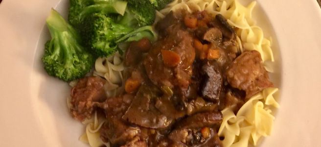 Veal and Mushroom Ragout with Marsala