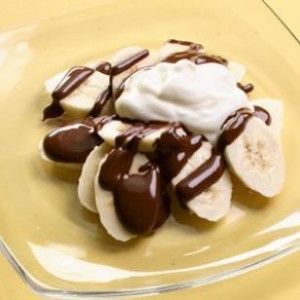 Low Calorie Chocolate Banana Dessert
