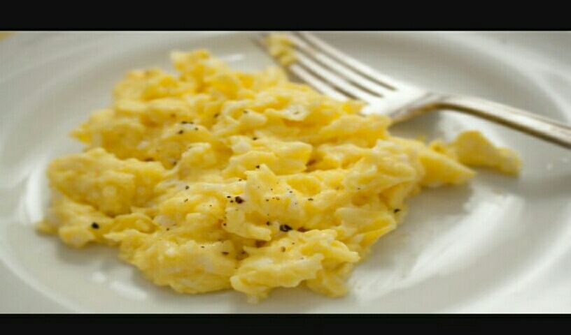 scrambled eggs