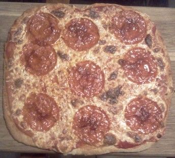 Pepperoni Pizza with Whole Wheat Crust
