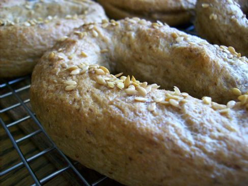 Maple Flax Seed Bagels