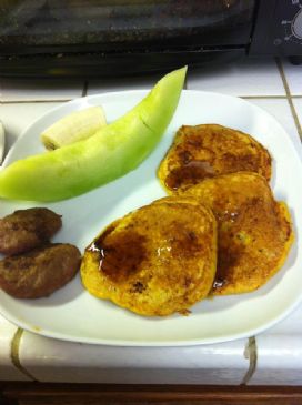 Pumpkin-Pecan Pancakes (per 4