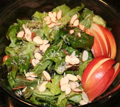 Andi's Simple Balsamic Salad with Almonds and Apples