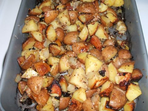 Roasted Garlic and Onion Potatoes