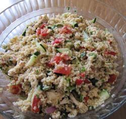 Bulgar Greek Salad
