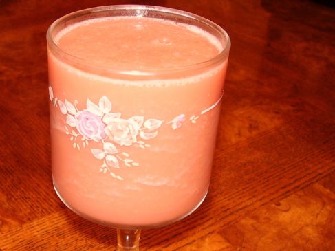 Watermelon and Lime Sherbet Smoothie